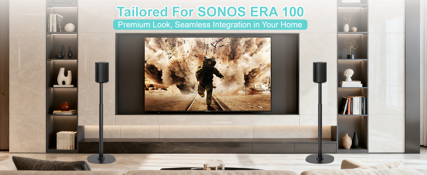 Haturi Speaker Stands For SONOS ERA 100