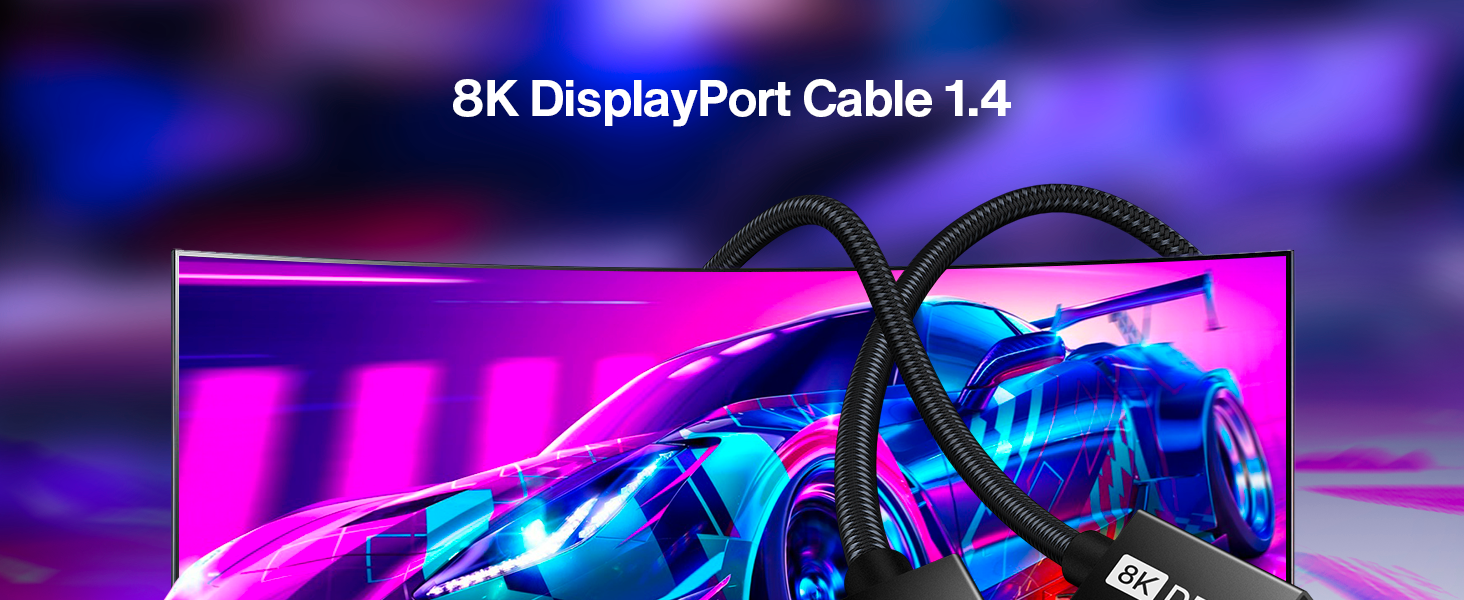 80Gbps Displayport Cable 2.1