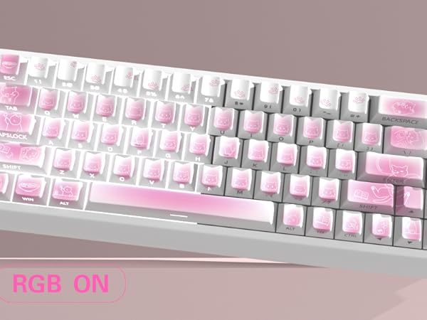 pink keycaps