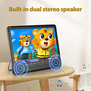 small TV with dual speaker