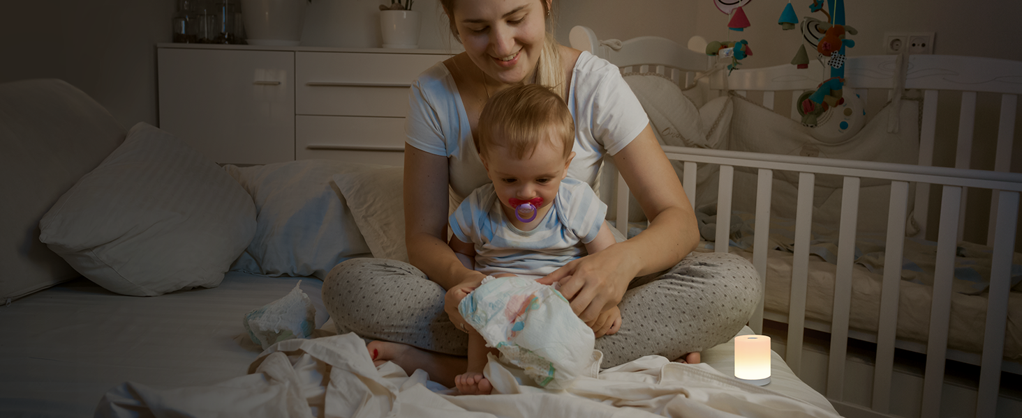 changing diapers lámparas para bebes de noche baby night light kids rechargeable rechargable newborn