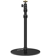 jusmo LS09 Aluminum Projector Floor Stand for Nebula/XGIMI/Other Video Projectors, Mevo Camera St...