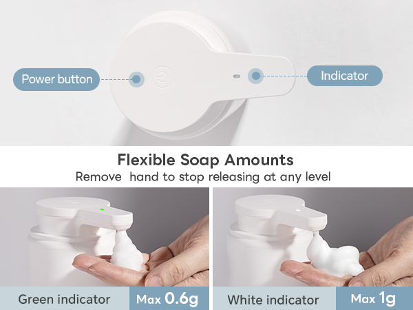 2 level foaming soap dispenser