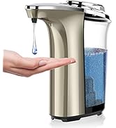 Automatic Soap Dispenser, PZOTRUF Touchless Dish Soap Dispenser 17oz/500ml with Upgraded Infrared...