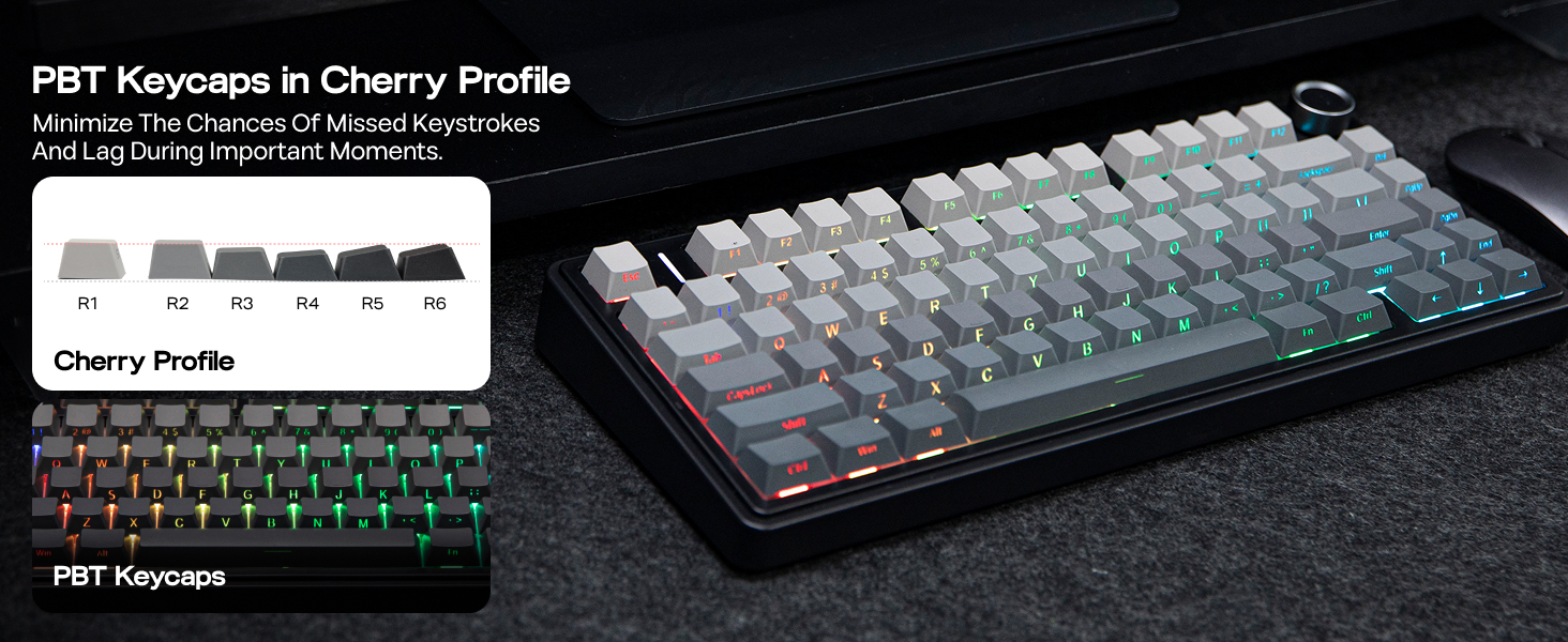 F75 PRO Gradient Grey