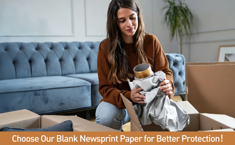 Choose Our Blank Newsprint Paper for Better Protection!