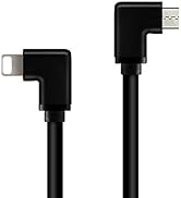 MeloAudio 90 Degreee Right Angle DAC AMP HiFi OTG Cable to Micro USB Compatible with iOS Devices,...