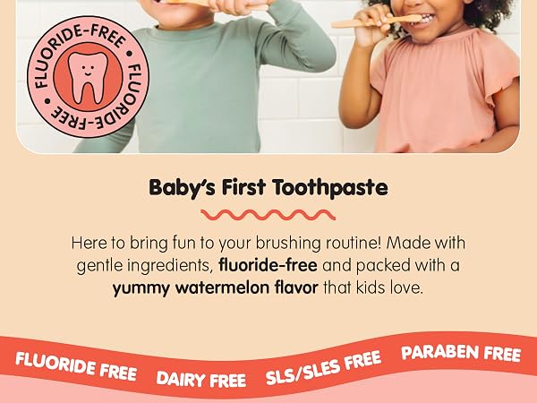 Baby's first toothpaste