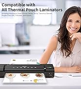 PAPRMA 5 Mil Thermal Laminating Sheets 200 Packs, 9” x 11.5” Clear Laminating Pouches Holds 8.5 x...