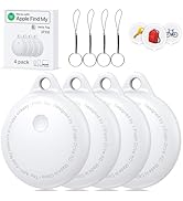 Smart Tags-4 Pack, Smart Bluetooth Tracker Work with Apple Find My, Key Finders and Find My Track...