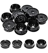 BOPOREAE 25 Pcs Cable Grommet, Snap Bushing 1" (25 mm) Mounting Diameter, Flexible Petal-Shaped B...