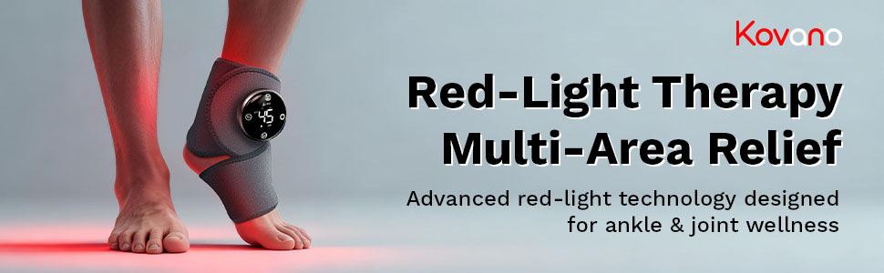 Heated Ankle Massager for Soreness Relief Foot Care Device for Arch Comfort and Muscle Relaxation