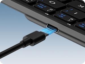 Foldable Keyboard with Touchpad