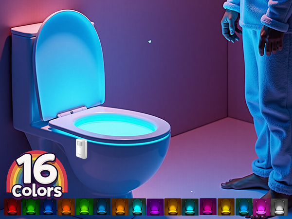 chunace 16 colors toilet night light