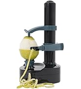 Electric Potato Peeler Black, Automatic Hands-Free Fruit Vegetable Peeler Machine | No Battery/Ad...