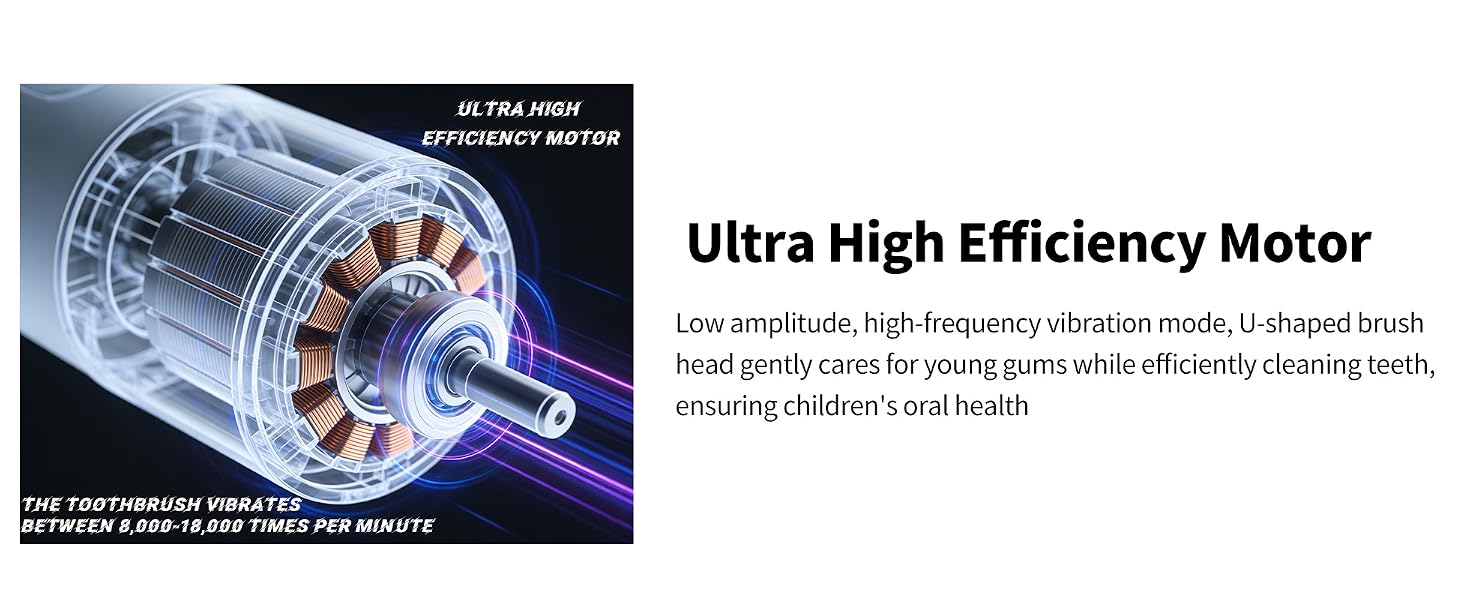 Kids Electric U Shaped Toothbrush