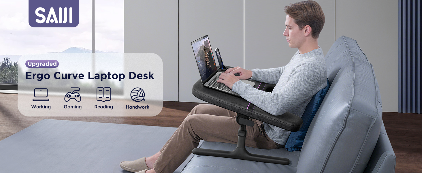 lap desk bed desk lap desks for adults laptop stand for bed table lap tray gaming pillow bed table