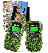 SANJOIN Walkie Talkies 2 Pack for Kids Toys,Easter Gifts for Boys Girls 3-10,Camouflage Walkie Ta...