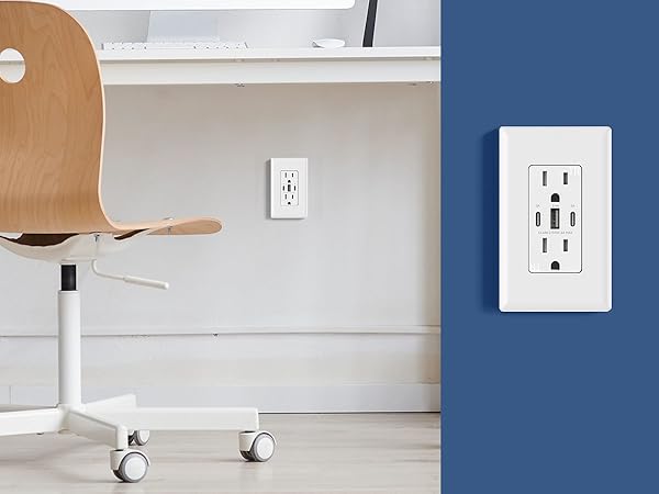 1-Gang Screwless Decorative Wall Plates