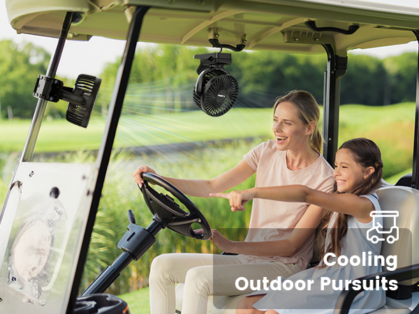 golf cart fan