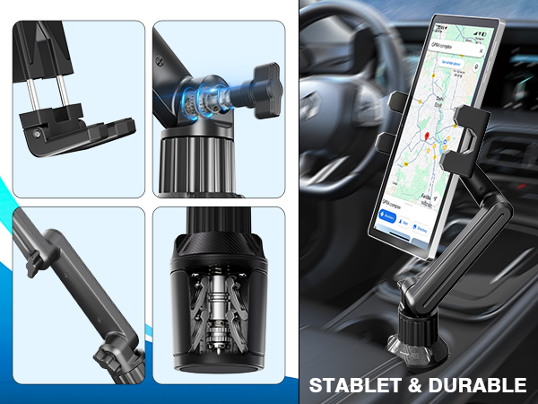 Car cup holder ipad mount 01