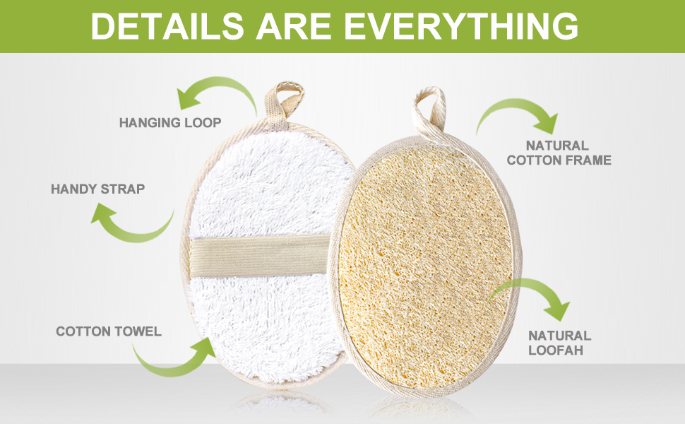 loofah sponge pad