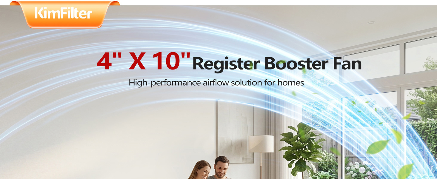 Register booster fan