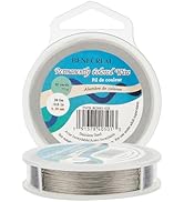 BENECREAT 240-Feet 0.015inch (0.38mm) 7-Strand Bead String Wire Nylon Coated Stainless Steel Wire...