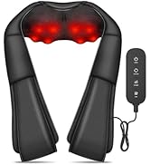 iKristin Neck Massager Back Massage with Heat,Shiatsu Shoulder Massager for Neck,Back,Shoulder,Fo...