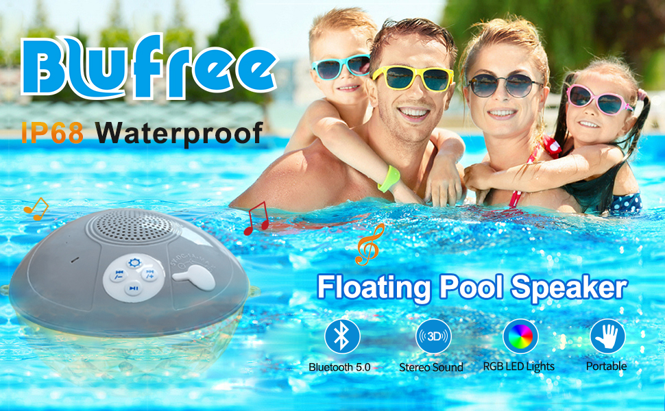 pool speakers bluetooth waterproof floating
