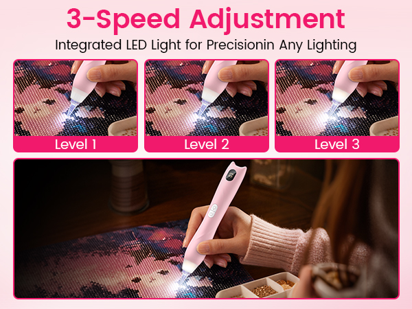 Electric Diamond Art Vacuum Pen
