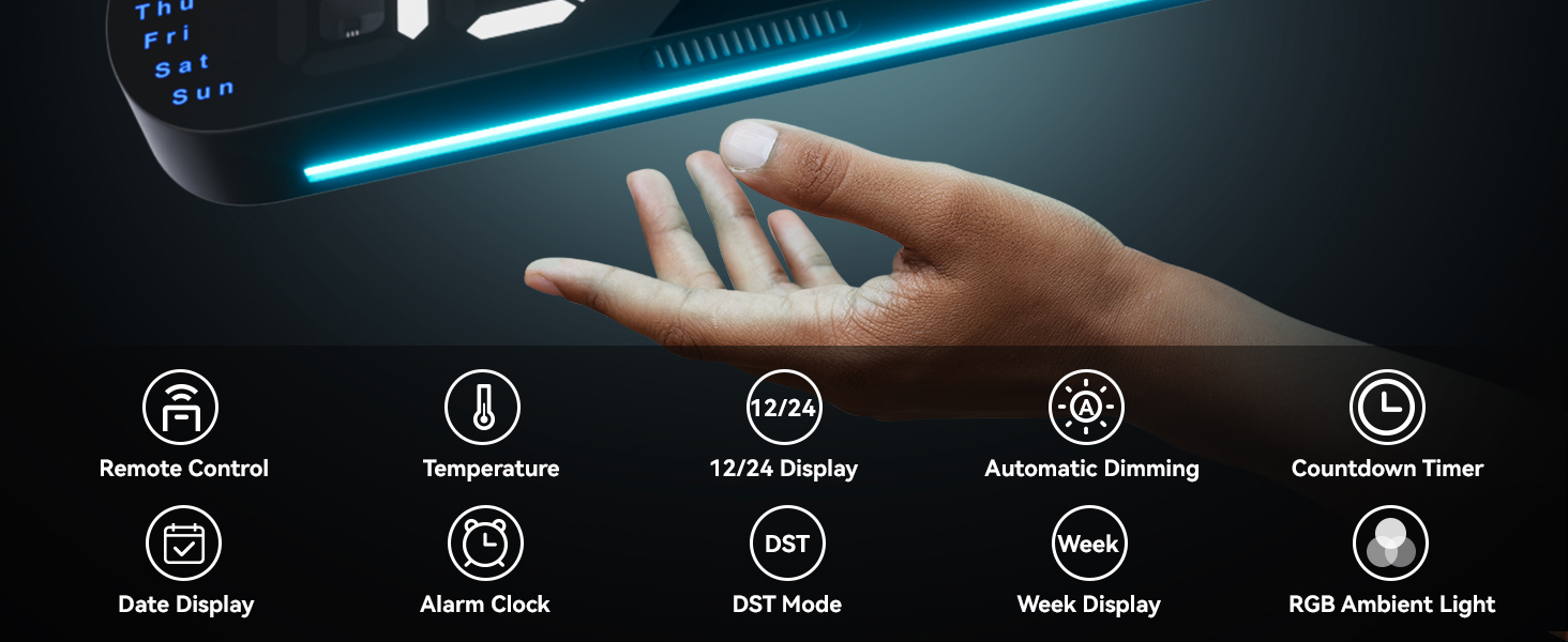 Digital Wall Clock