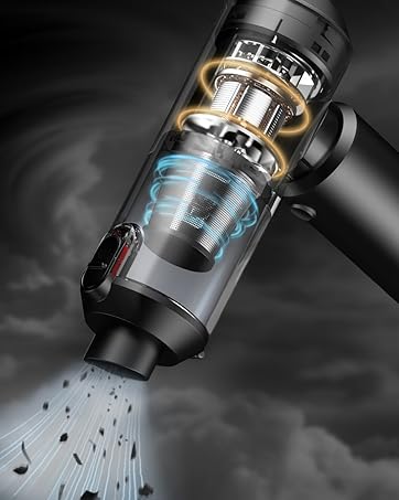 Vacuum Air Duster 78000RPM Handheld Car Vacuum Cordless 4-in-1 Air Blower &amp;amp; Pump