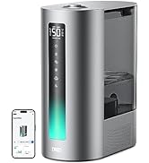 Dreo Smart Humidifier for Plants,Warm and Cool Mist for Bedroom, 6L Large Capacity Lasts up to 60...