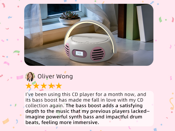 cd player with speakers