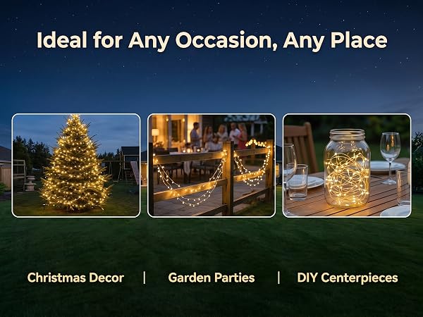 outdoor solar string lights