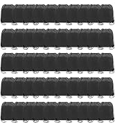 BeeGreen 50 Pack Black Drawstring Backpack Drawstring Bags Bulk DIY Cinch Sack Bags Gym Team Spor...