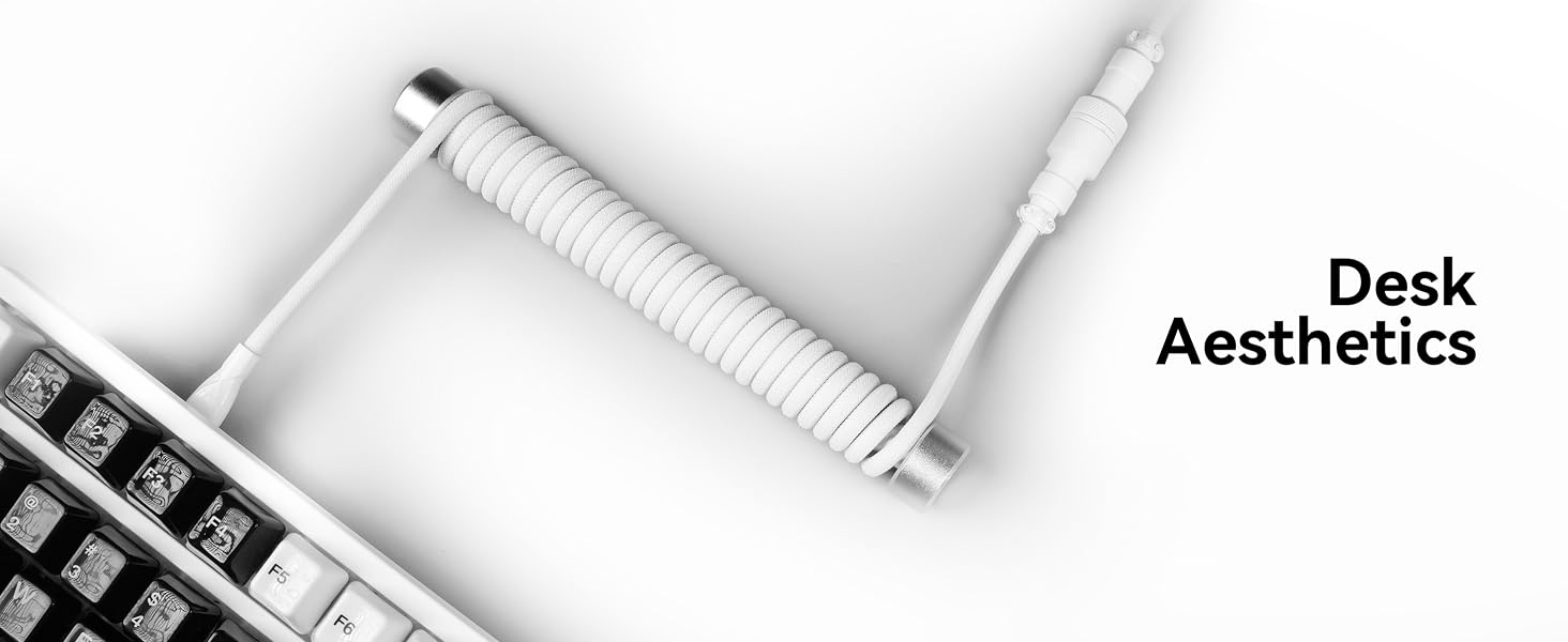 coiled keyboard cable