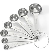 TILUCK Stainless Steel Measuring Spoons Set,Coffee Scoop Spoon,Kitchen Gadgets for Cooking &amp; Baki...