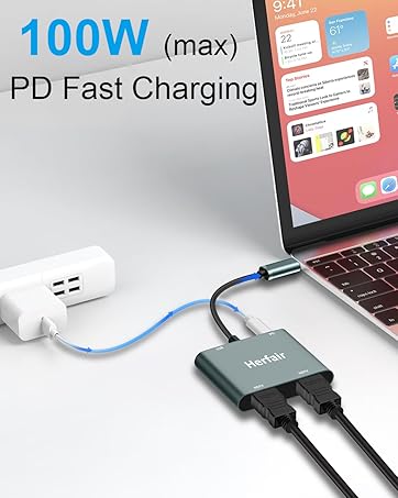 dual hdmi adapter for 2 monitors