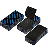 NBTORCH Heavy Duty Hook and Loop Strips with Adhesive, 4x2 Inch Industrial Strength Tape Stick 12...