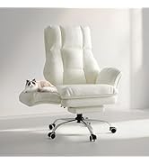 Big and Tall Office Chair, Flip Armrests for Pets &amp; Cross Legged Sitting, Executive Ergonomic Com...
