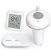 INKBIRD Wireless Pool Thermometer and WiFi Gateway Combo, with IBS-P01R Floating Thermometer for ...