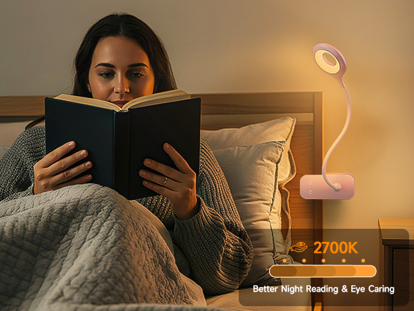 pink bedside light