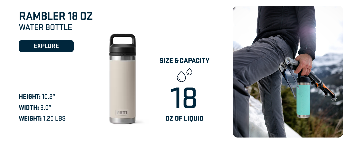 18 oz chug cap rambler