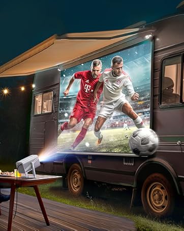 Outdoor movie projector