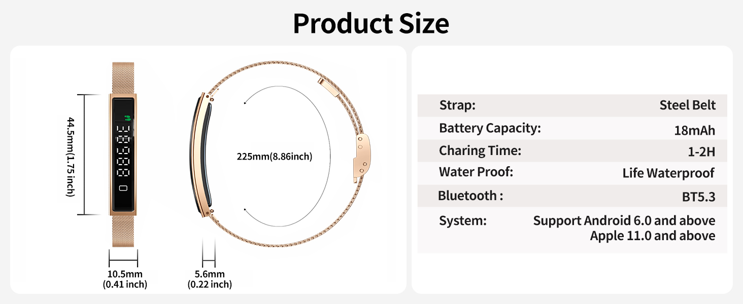 Fitness tracking bracelet