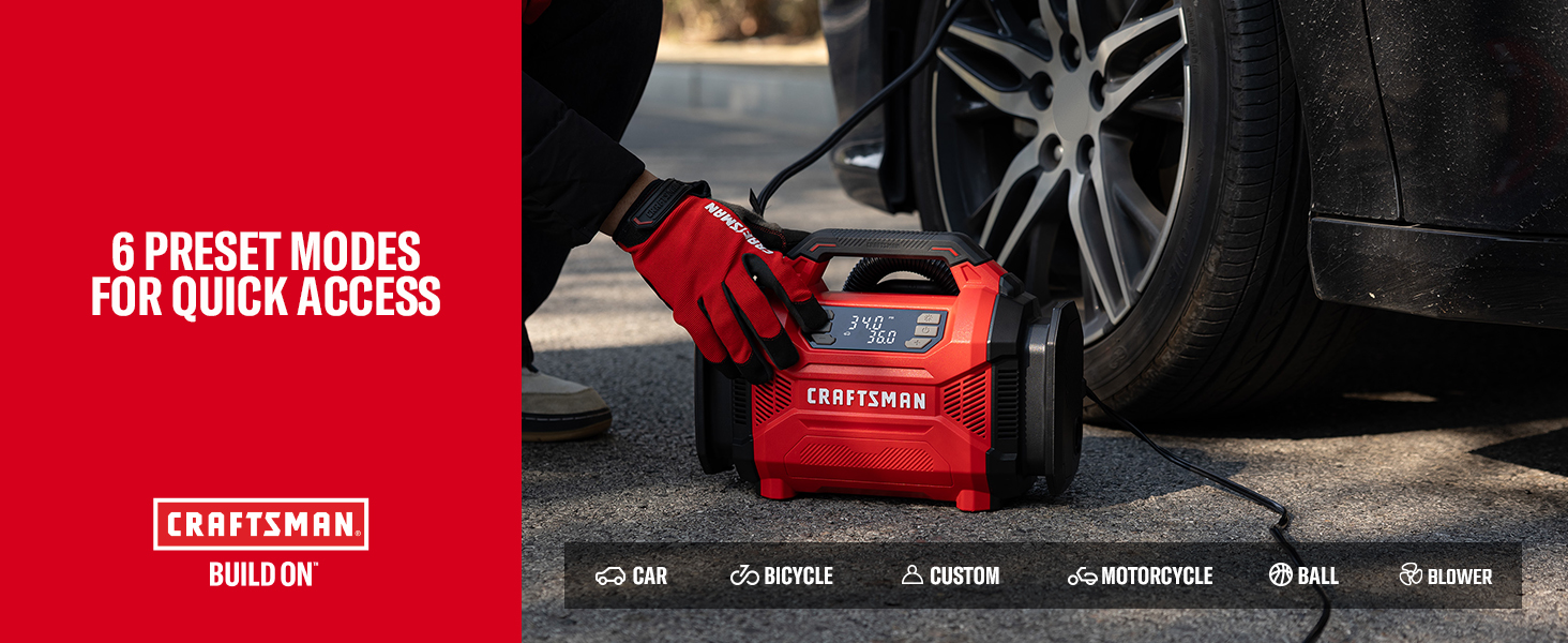 12v/120v tire inflator