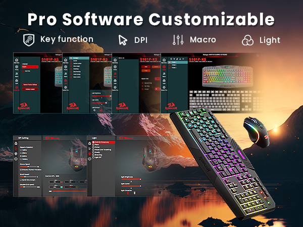 Gaming Keyboard and Mouse