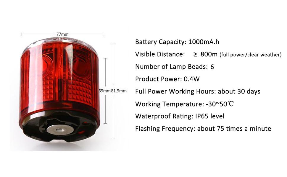 solar strobe light